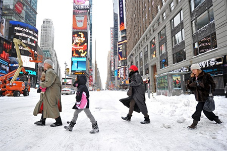 tormenta de nieve en Nueva York Nueva York empieza a recobrar normalidad tras la fuerte nevada